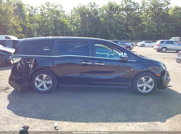 5FNRL6H53JB065171 2018 HONDA ODYSSEY Черный Вид задней части салона