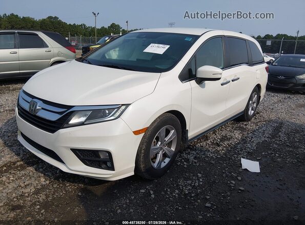 5FNRL6H53KB116296 2019 HONDA ODYSSEY White Առջևի ձախ երեք քառորդ տեսարան