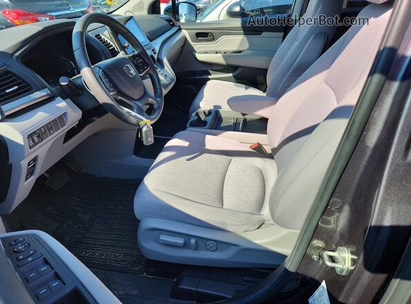 5FNRL6H53KB119506 2019 HONDA ODYSSEY Серый Вид салона спереди