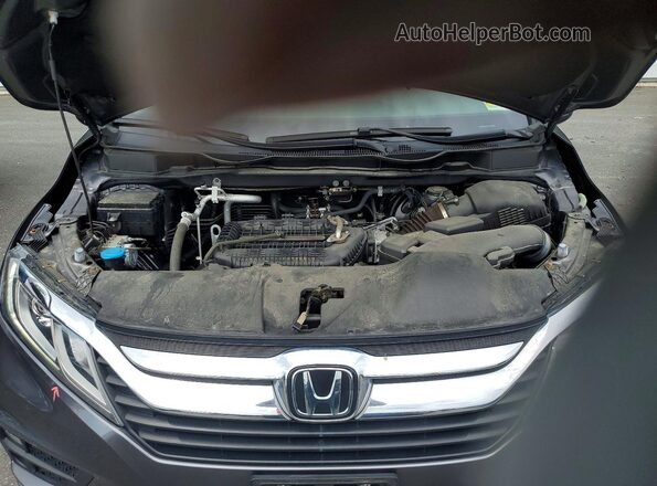 5FNRL6H53KB119506 2019 HONDA ODYSSEY Серый Вид подкапотного пространства