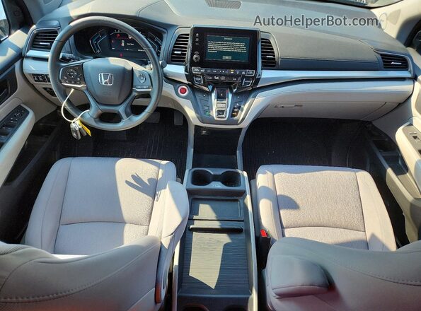 5FNRL6H53KB119506 2019 HONDA ODYSSEY Серый Вид панели приборов