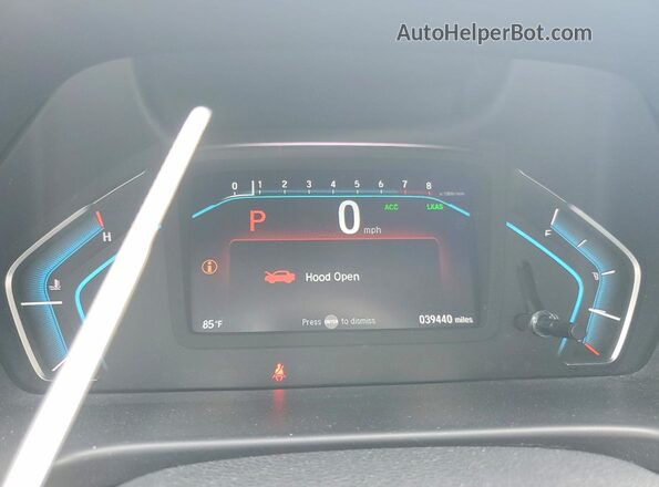 5FNRL6H53KB119506 2019 HONDA ODYSSEY Серый Вид щитка приборов