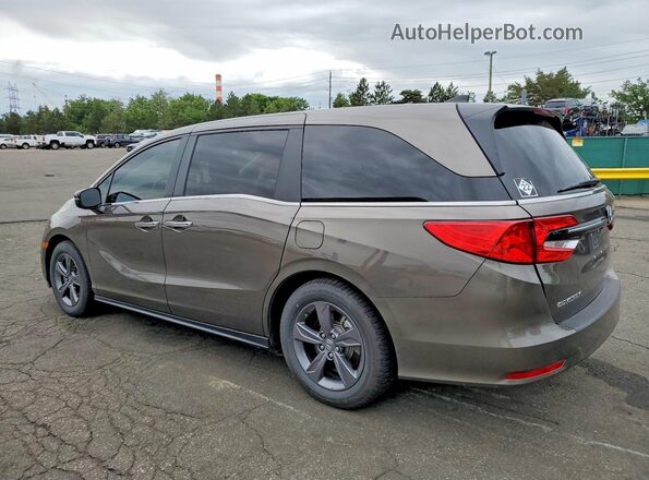 5FNRL6H53NB029955 2022 HONDA ODYSSEY Gray Trasero izquierdo