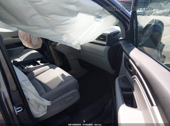 5FNRL6H53NB038834 2022 HONDA ODYSSEY Gray Widok wnętrza z przodu