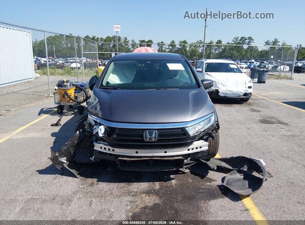 5FNRL6H53NB038834 2022 HONDA ODYSSEY Gray Widok zestawu wskaźników