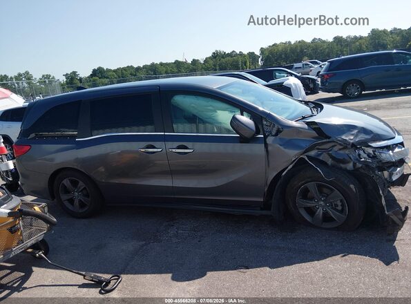 5FNRL6H53NB038834 2022 HONDA ODYSSEY Gray Widok wnętrza z tyłu
