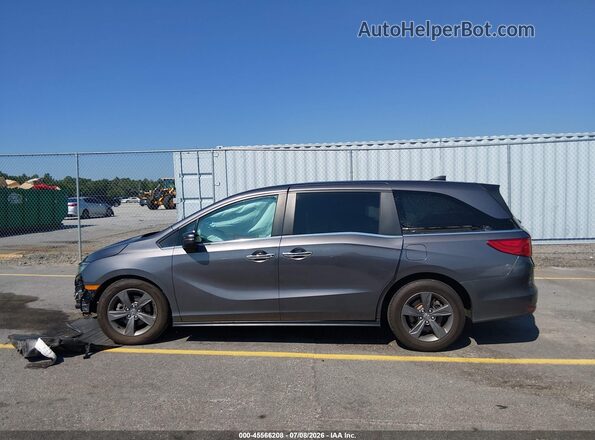 5FNRL6H53NB038834 2022 HONDA ODYSSEY Gray Widok wnętrza 360 stopni