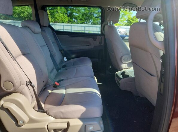 5FNRL6H54KB060045 2019 HONDA ODYSSEY Burgundy Rear interior view