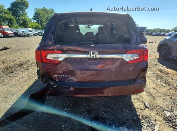 5FNRL6H54KB060045 2019 HONDA ODYSSEY Burgundy Rear view
