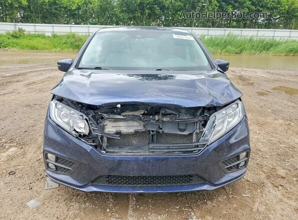 5FNRL6H54LB034711 2020 HONDA ODYSSEY Blue Вид спереду