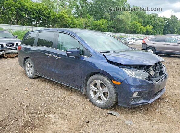 5FNRL6H54LB034711 2020 HONDA ODYSSEY Blue Передня права чверть