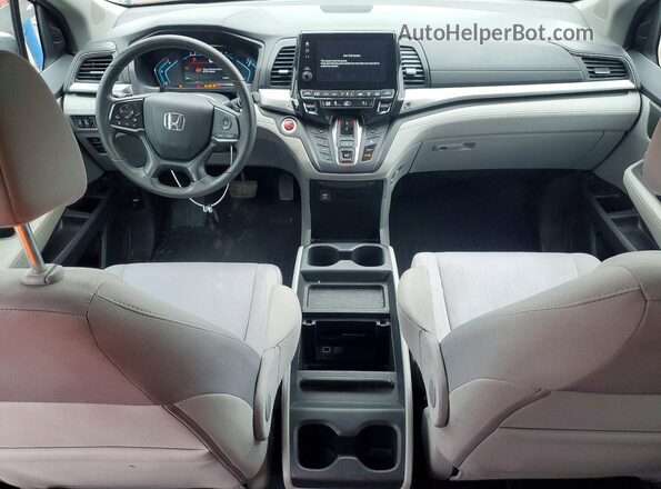 5FNRL6H54LB034711 2020 HONDA ODYSSEY Blue Вид панелі приладів