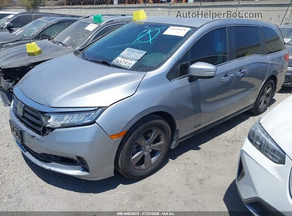 5FNRL6H54NB017393 2022 HONDA ODYSSEY Silver Przód lewy