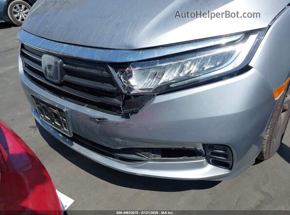 5FNRL6H54NB017393 2022 HONDA ODYSSEY Silver Widok z przodu