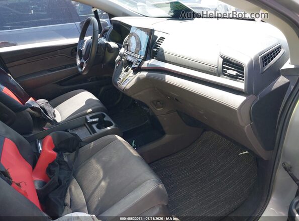 5FNRL6H54NB017393 2022 HONDA ODYSSEY Silver Widok wnętrza z przodu