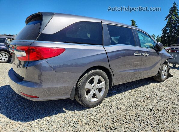 5FNRL6H55JB055838 2018 HONDA ODYSSEY Угольный Задняя правая четверть