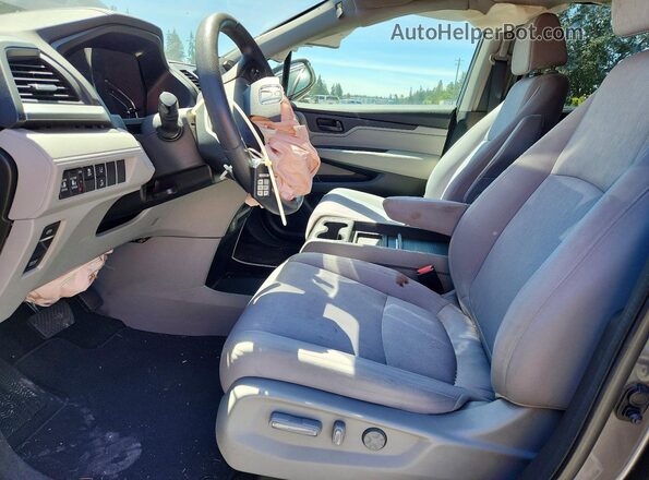5FNRL6H55JB055838 2018 HONDA ODYSSEY Угольный Вид салона спереди