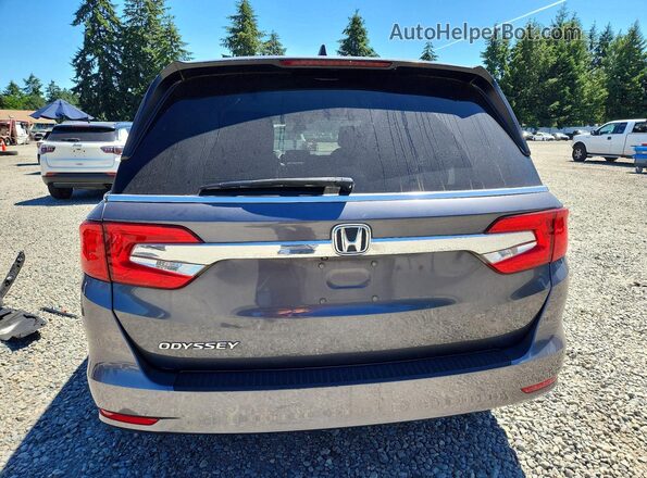 5FNRL6H55JB055838 2018 HONDA ODYSSEY Угольный Вид сзади