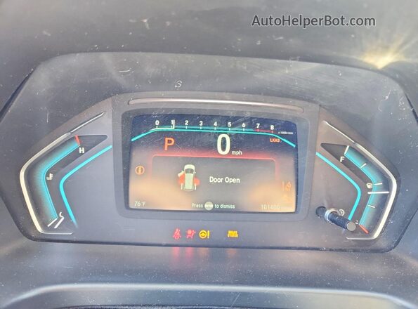 5FNRL6H55JB055838 2018 HONDA ODYSSEY Угольный Вид щитка приборов