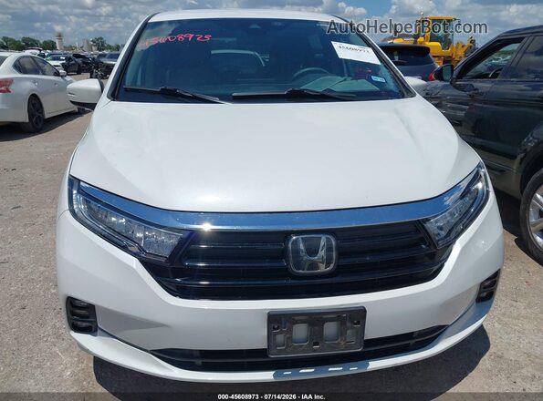 5FNRL6H55MB032886 2021 HONDA ODYSSEY White Vista del cuadro de instrumentos
