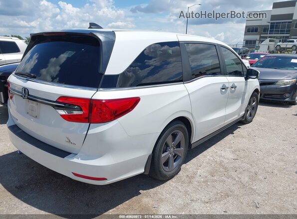 5FNRL6H55MB032886 2021 HONDA ODYSSEY White Trasero derecho