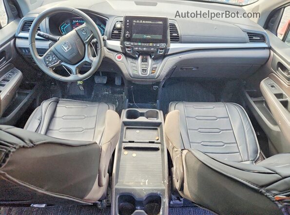 5FNRL6H55MB035397 2021 HONDA ODYSSEY Charcoal Առջևի վահանակի տեսք