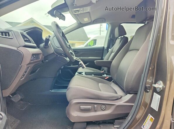 5FNRL6H55PB041222 2023 HONDA ODYSSEY Charcoal Вид салону спереду