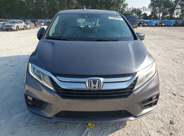 5FNRL6H56JB067951 2018 HONDA ODYSSEY Gray Widok z przodu