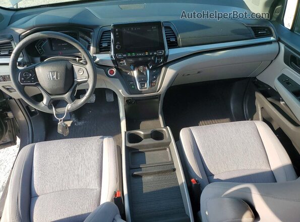 5FNRL6H56JB067951 2018 HONDA ODYSSEY Gray Widok deski rozdzielczej