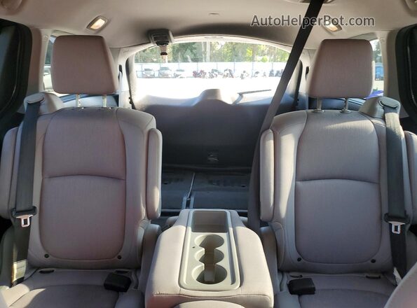 5FNRL6H56JB067951 2018 HONDA ODYSSEY Gray Widok tylnych siedzeń