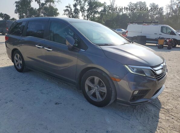 5FNRL6H56JB067951 2018 HONDA ODYSSEY Gray Przód prawy