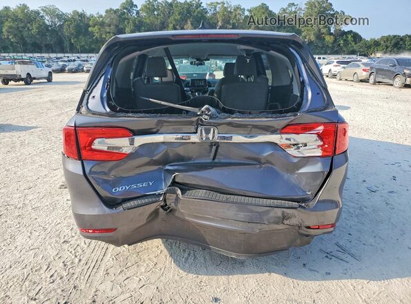 5FNRL6H56JB067951 2018 HONDA ODYSSEY Gray Widok z tyłu