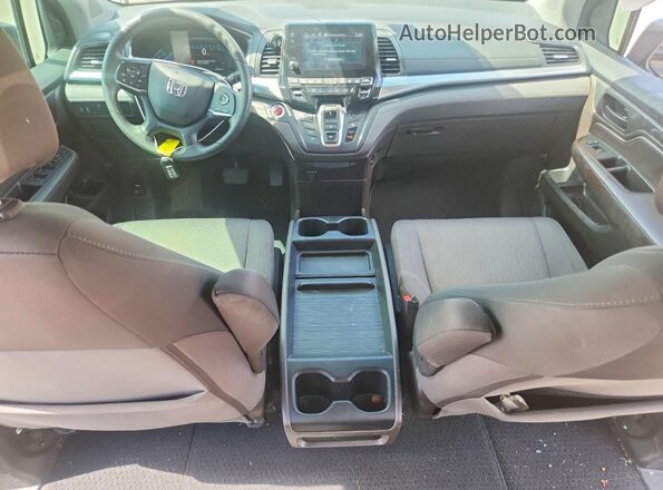 5FNRL6H56KB020503 2019 HONDA ODYSSEY Gray Առջևի վահանակի տեսք