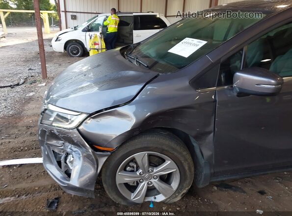 5FNRL6H57KB037715 2019 HONDA ODYSSEY Gray Widok z przodu