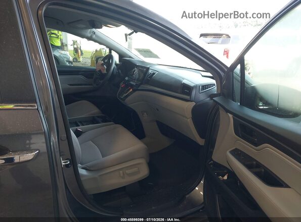 5FNRL6H57KB037715 2019 HONDA ODYSSEY Gray Widok wnętrza z przodu