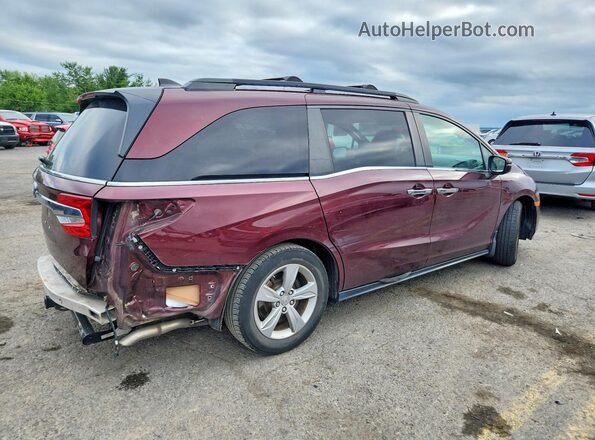 5FNRL6H57LB022682 2020 HONDA ODYSSEY Burgundy უკანა მარჯვენა