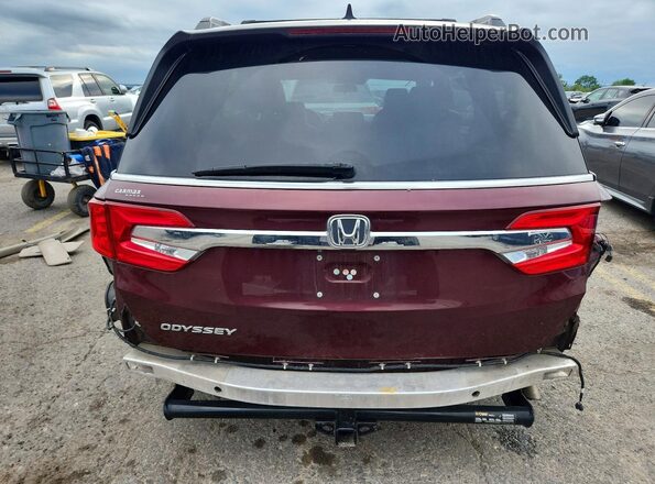 5FNRL6H57LB022682 2020 HONDA ODYSSEY Burgundy უკანა ხედი