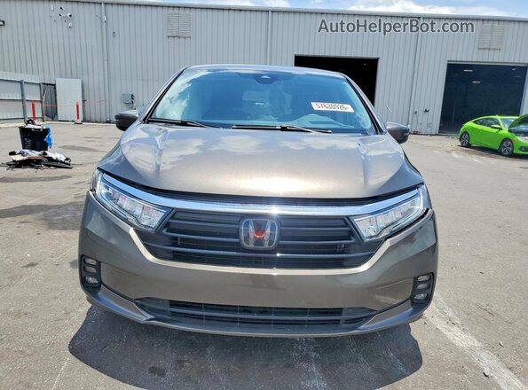5FNRL6H57NB029960 2022 HONDA ODYSSEY Gray Вид спереду