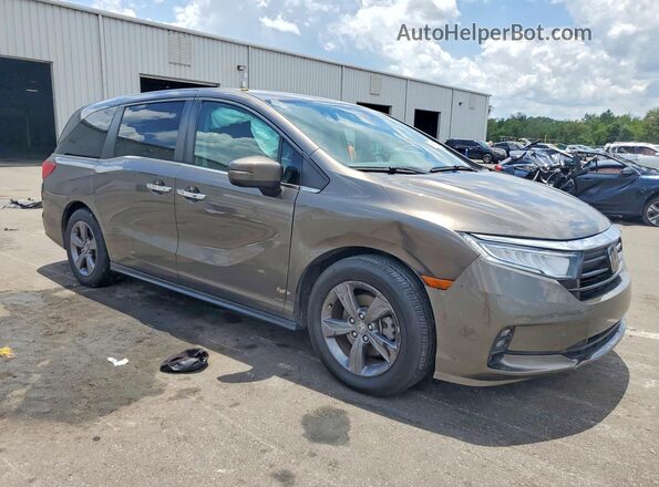 5FNRL6H57NB029960 2022 HONDA ODYSSEY Gray Передня права чверть