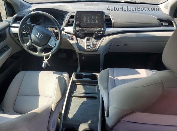 5FNRL6H58JB091572 2018 HONDA ODYSSEY Gray Dashboard view