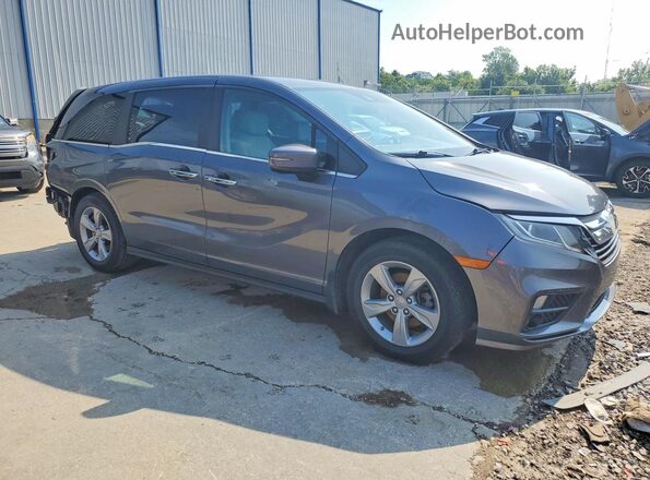 5FNRL6H58JB091572 2018 HONDA ODYSSEY Gray Front right