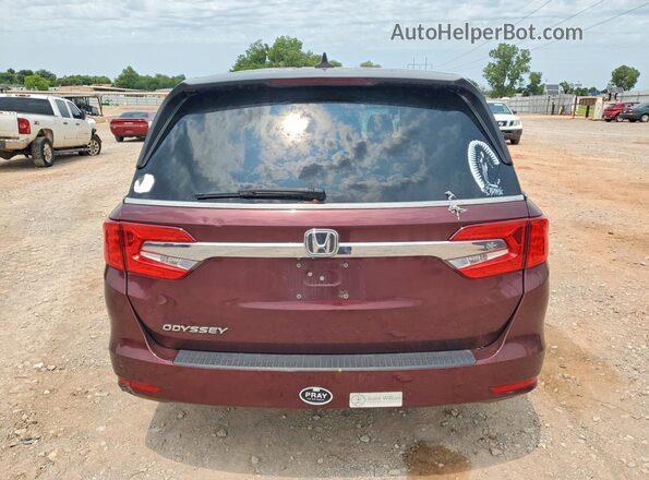 5FNRL6H58JB097274 2018 HONDA ODYSSEY Burgundy Вид ззаду