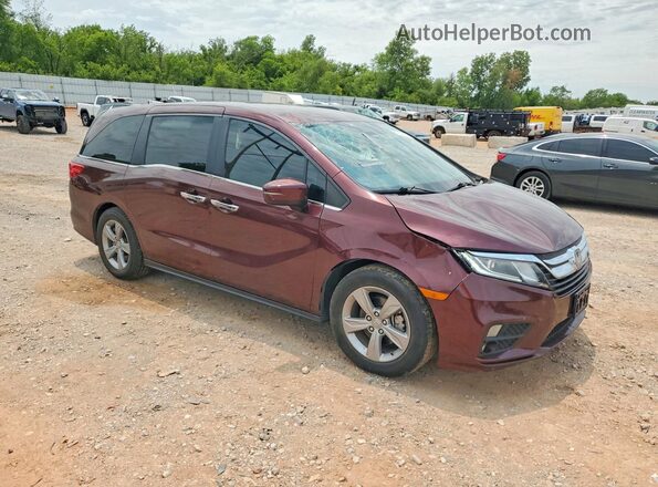 5FNRL6H58JB097274 2018 HONDA ODYSSEY Burgundy Передня права чверть