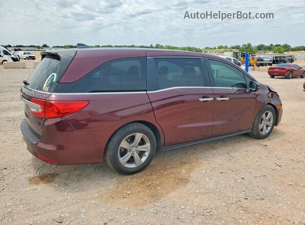 5FNRL6H58JB097274 2018 HONDA ODYSSEY Burgundy Задня права чверть