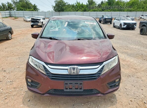 5FNRL6H58JB097274 2018 HONDA ODYSSEY Burgundy Вид спереду