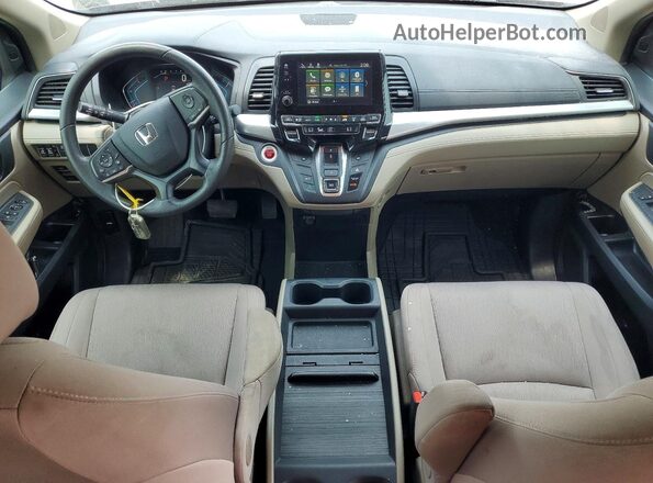 5FNRL6H58JB097274 2018 HONDA ODYSSEY Burgundy Вид панелі приладів