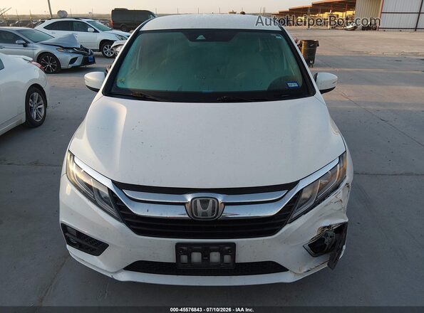 5FNRL6H58KB049288 2019 HONDA ODYSSEY White Instrument cluster view