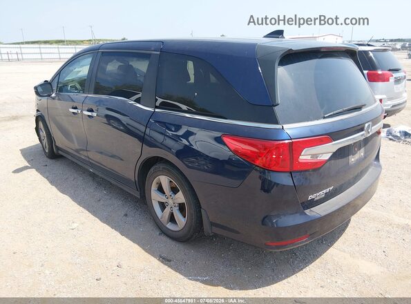5FNRL6H58LB027955 2020 HONDA ODYSSEY Dark Blue Trasero izquierdo