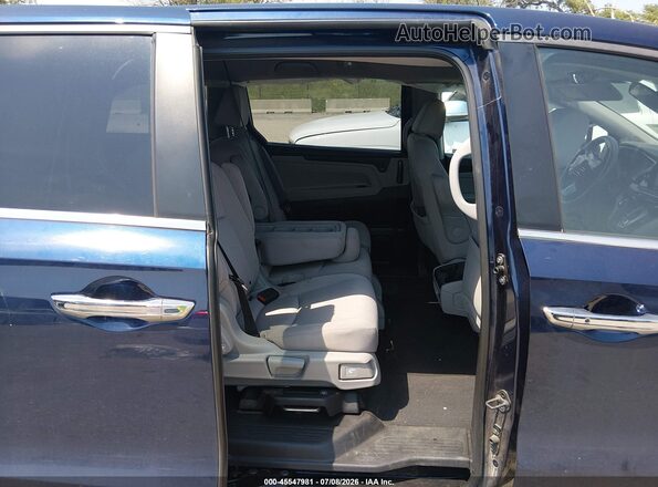 5FNRL6H58LB027955 2020 HONDA ODYSSEY Dark Blue Vista de la etiqueta del VIN