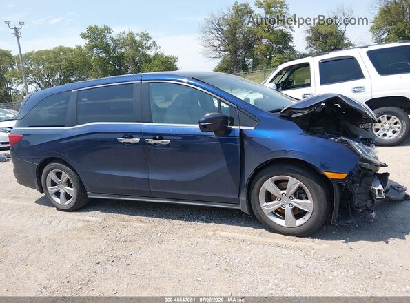 5FNRL6H58LB027955 2020 HONDA ODYSSEY Dark Blue Vista interior de 360 grados